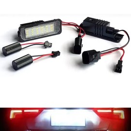 2pcs LED License Number Plate Light Lamp Canbus Compatible For VW Passat