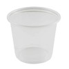 QNP Supplies [2500 Count 5.5oz Clear Plastic Disposable Portion Cups Only, Recyclable, Sauce, Samples, Jello, Souffle Cups