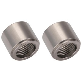 Podavelle 3/8 NPT Female Pipe Thread Stainless Steel Weld On Bung Fitting Adapter 2PCS