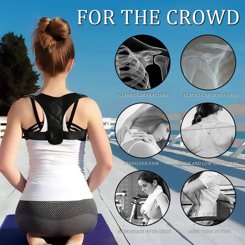 SHOWHEEL Back Straightener Posture Corrector Back Women Men Back Holder