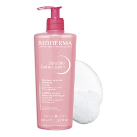Bioderma Sensibio Gel Moussant Micelar, Limpieza Suave para Piel Sensible, 500 ml