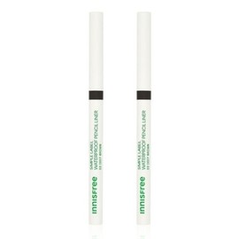 Innisfree Simple Label Waterproof Pencil Liner 0.1g 02 Deep Brown 2pcs / 이니스프리 심플라벨 워터프루프 펜슬 라이너 0.1g 02 딥 브라운 2개