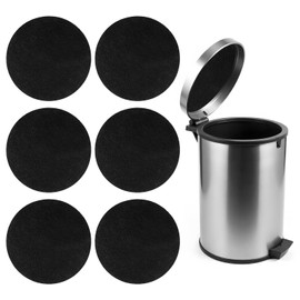 6 Pack Charcoal Filters for Compost Bucket, 7.25 in Round Compost Filters for Countertop Bin, Replacement Compost Bin Filter for Home Kitchen Compost Bins