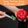 2PCS Stainless Steel Corer: Military-Grade Fruit & Vegetable Huller Tool