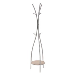 Deco 79 Metal Coat Rack, 17" x 17" x 73", Silver