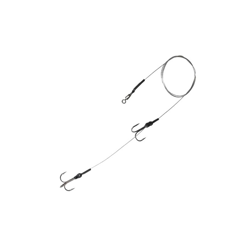 Pike Dead Bait Float x2 Rigs Fishing Kit Including Trace