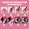 GWMWON Llantitas Bicicleta Llantas Entrenadoras,Ruedas de Entrenamiento LED