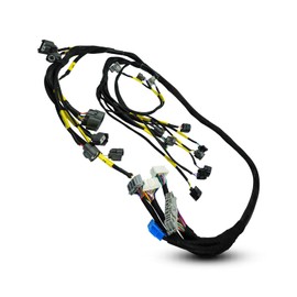 Tucked Engine Harness Replace CNCH-OBD2-1 CNCHOBD21 Fit for Honda Civic Integra B16 B18 D16, OBD2 Budget B-Series Engine Wiring Harness
