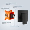 Aolemi Tub Faucet Waterfall Bathtub Faucets Wall Mount Tub Filler