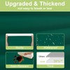 QIKSION Dark Green Plastic Table Cloth Disposable 2 Pack, 54