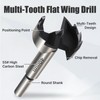 Vearter 80 mm Forstner Drill, Multi-tooth Wood Drill Bit Made