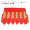 5PCS Egg Flats, Plastic Chicken, Egg Holder Egg Flats Egg