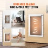 Aluminum Pet Door Small Animal Supplies With Lock Magnetic Flap