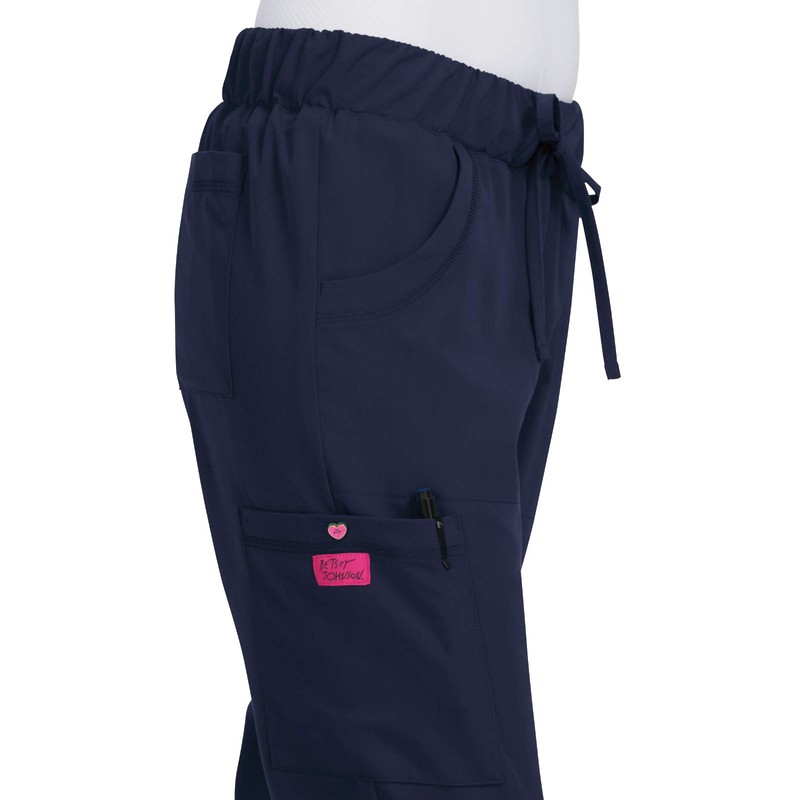 KOI Betsey Johnson B700 Buttercup Pant (Navy, Medium)