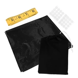 OHPHCALL 1 Set Portable Blackout Curtain Set of Blackout Shades for Instant Darkness Bedroom Office Travel Includes of Dots and Measuring Tape Lightweight and Easy to Use