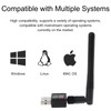 150M USB2.0 Wireless Network Card with RTL8188ETV Chip, Detachable 2dBi