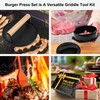 POLIGO Smash Burger Press Kit - 4 in 1 Hamburger