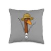 Funny Runner Duck with Straw Hat Running Duck Indian Runners