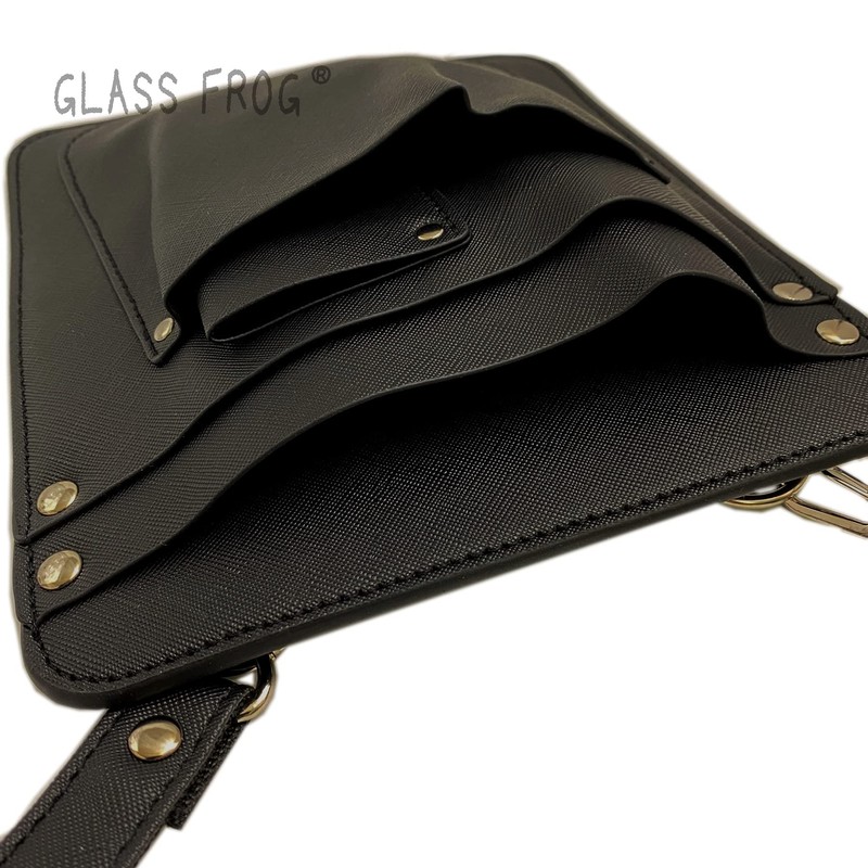 GLASS FROG PU Leather Florist Case Scissor Case Gardening Pouch