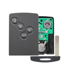 433MHZ for Renault Clio 4 Buttons Card Key For Renault Megane Key Fob Renault Captur Key Card Renault Laguna Key Cover Renault Scenic Key Card Case PCF7952 VA2 Blade