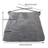 LPRYAO Wheelchair Blanket, Winter Three-Layer Thickened Warm Adult Wheelchair Blanket,