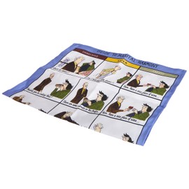 Samuel Lamont Guide to Marital Harmony Cotton Tea Towel, Blue