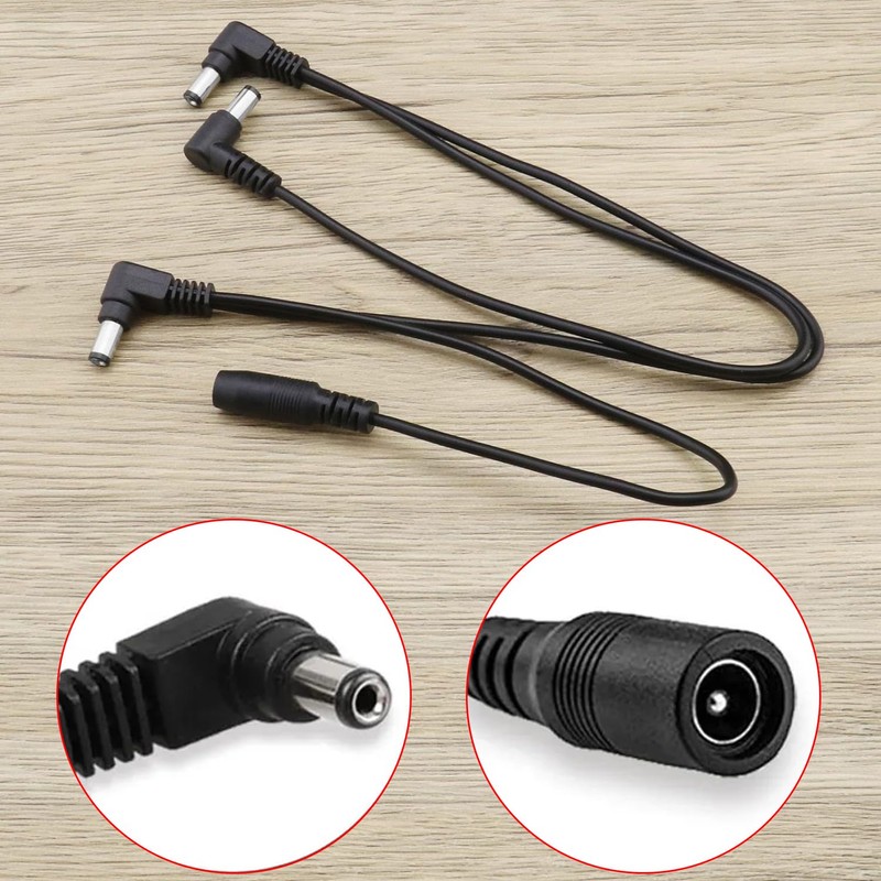 Taicols 1 to 3 Way Daisy Chain Cable Guitar Pedal