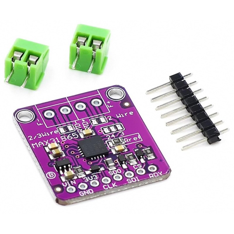 PAMEENCOS 1 Set MAX31865 PT100/PT1000 RTD 3.3/5V Temperature Thermocouple Sensor