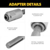 SDS Max to SDS Plus Adapter, 40 Chrome Steel Hammer