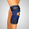 Emo Stabilising Knee Brace Open with Polycentric Joint - Blue