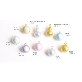 Nippon Chuko NBK F6-57 Water Shin Bell Round Type, White, φ0.7 x 0.9 inches (17 x 22 mm), Craft Supplies