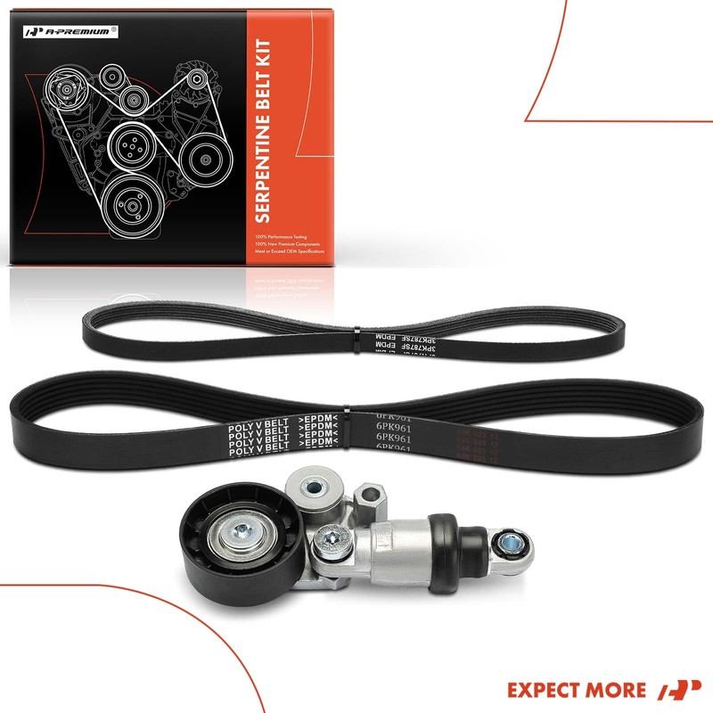 A-Premium Engine Serpentine Belt Drive Kit Compatible with Mazda CX-5