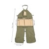Gardening Apron Green Khaki 600D Oxford Fabric Multiple Pockets Durable
