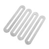 LALAFINA 4pcs Adjustable Stainless Steel Mending Plates for Furniture Heavy