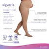 SIGVARIS Women’s Essential Opaque 860 Closed Toe Plus Pantyhose 30-40mmHg