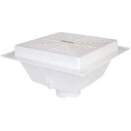 Sioux Squaremax 861-3P 12'' Floor Sink With Plastic Grate