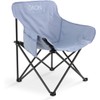 GAON. Silla Plegable para Camping y Exterior de Lona de