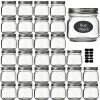 Rainforce Small Glass Mason Jars 8 oz 30 Pack With