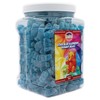 Gummy Bear 3LB In Plastic Clear Container (SOUR BLUE RASPBERRY)