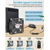 Wathai 120mm x 25mm Waterproof Small Box Fan IP67 12V