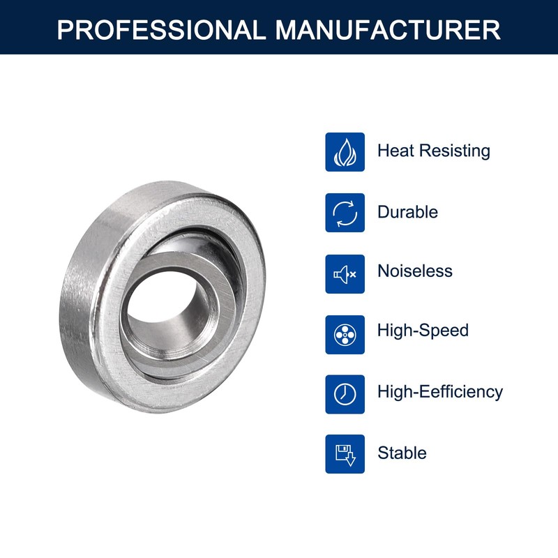 HiPicco GE6C Radial Spherical Plain Bearings, ID 6mm x OD
