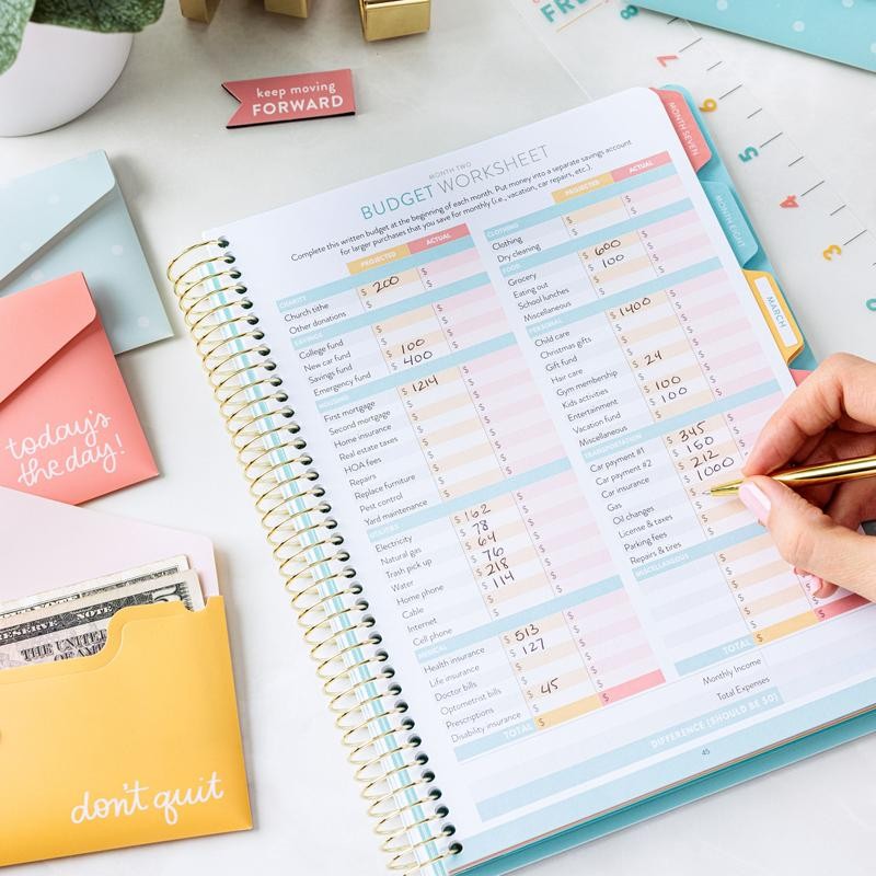 Passionate Penny Pincher Money Planner – Budgeting Tools, Cash Envelopes,