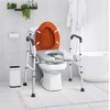 Deewow Deewow 28 inchs Raised Toilet Seat with Handles