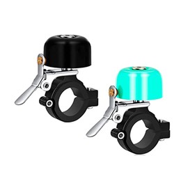 Greallthy Bike Bell, Bike Bells Adults Kids, Full-Metal Bike Bell for 22.2-31.8mm Bicycle Handlebars, 80DB Bicycle Bell, Bicycle Bell 7 Colors 2 Sizes.