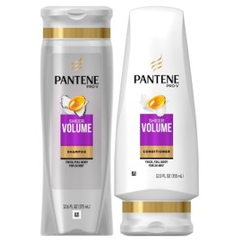 Pantene Pro-V Sheer Volume, DUO Set Shampoo Conditioner, 12.6 Ounce, 1 each
