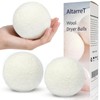 Wool Dryer Balls Handmade 3 Pack XL, Laundry Dryer Lint