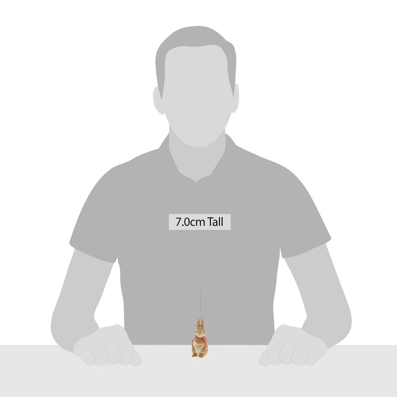 Beatrix Potter Flopsy Sculpted Ho Hanging Ornament