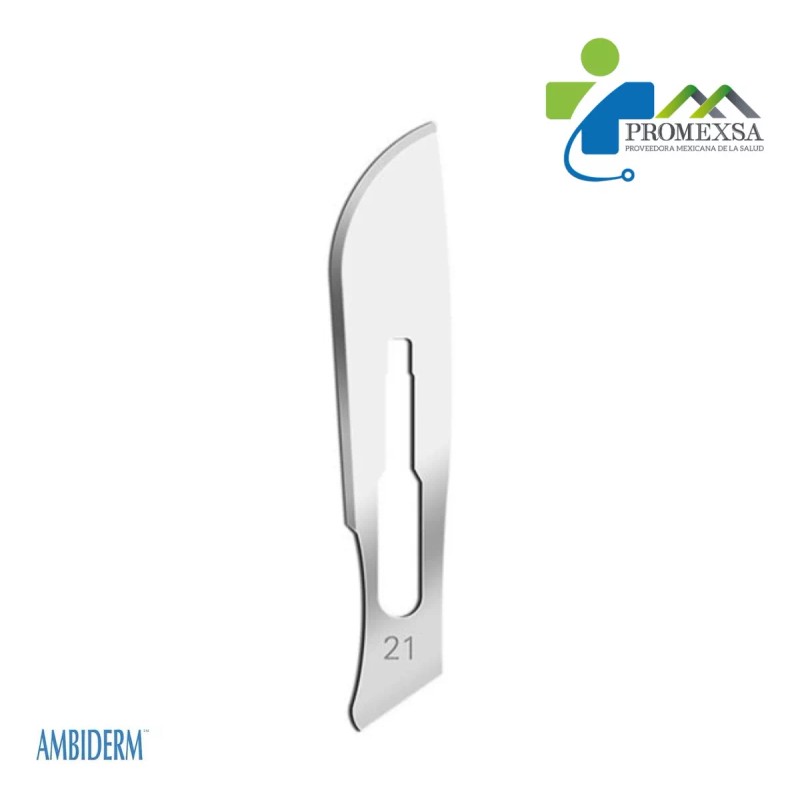 Ambiderm Hoja Para Bisturí Acero Al Carbón Ambiderm Caja 100