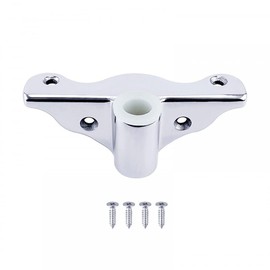 DONGKER Oarlock Support Bracket,3.9 * 0.7 * 1.2" Stainless Steel Rowlock Oarlock Socket for Boat Canoe Kayak