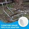 PATIKIL 2" PVC Pipe End Cap Fitting, Furniture Grade Pipe